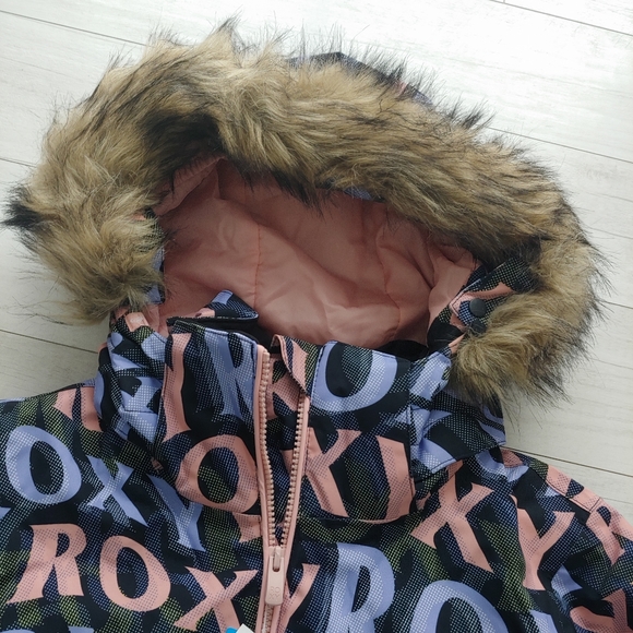 ROXY NEW Girls American Pie Snow Jacket - Picture 2 of 8